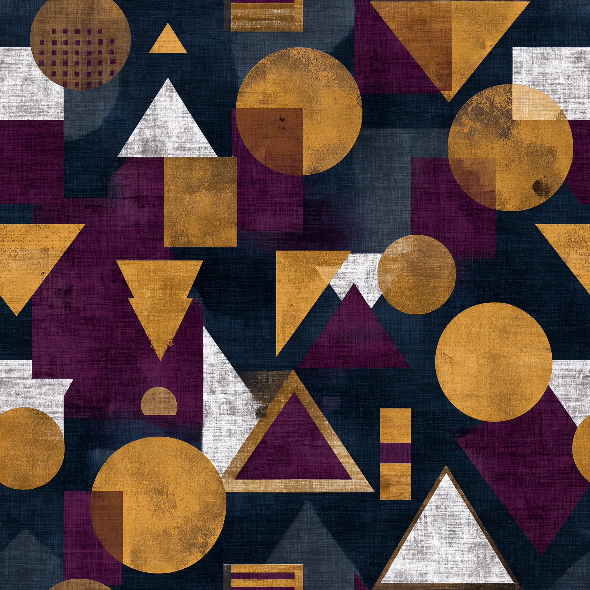 GeoMuse – Modern Geometric Printed Fabric