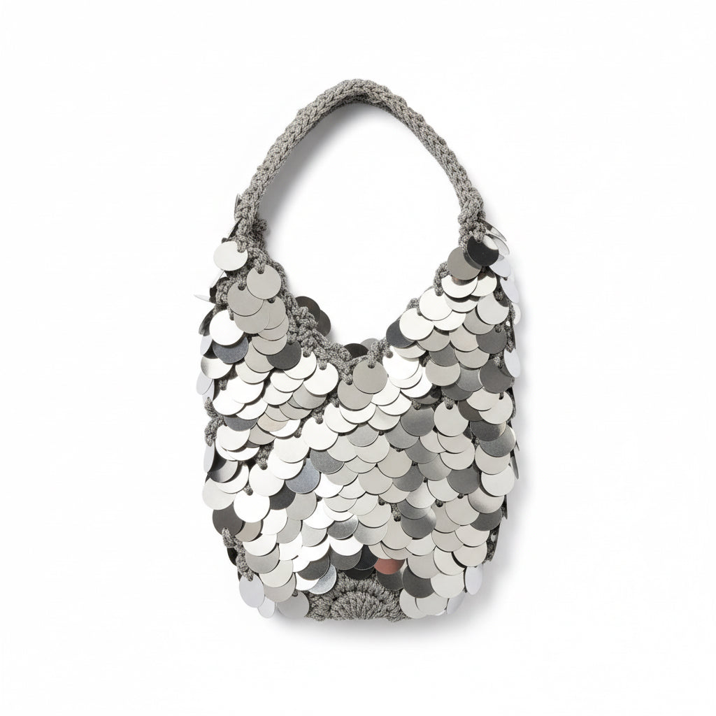 Sequin Mini Bag - Black