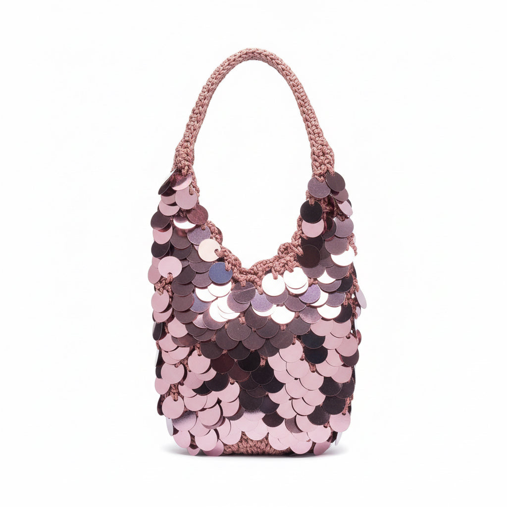 Sequin Mini Bag - Black