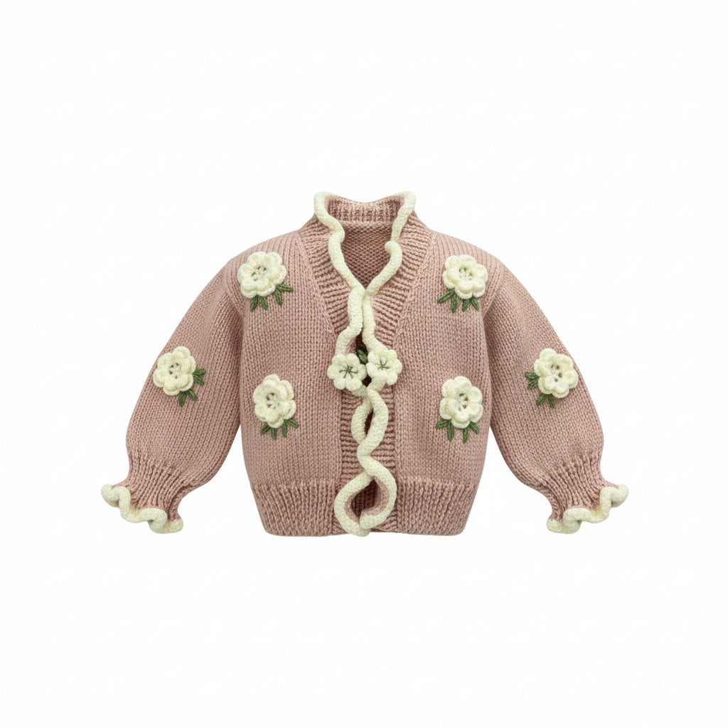 Rose Knit Cardigan