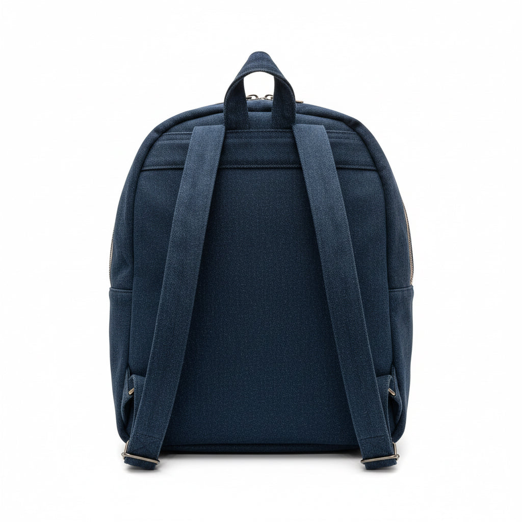 Patchwork Denim Backpack