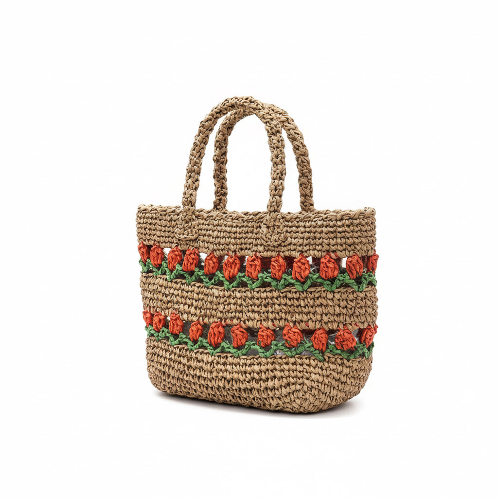 Handwoven Straw Bag