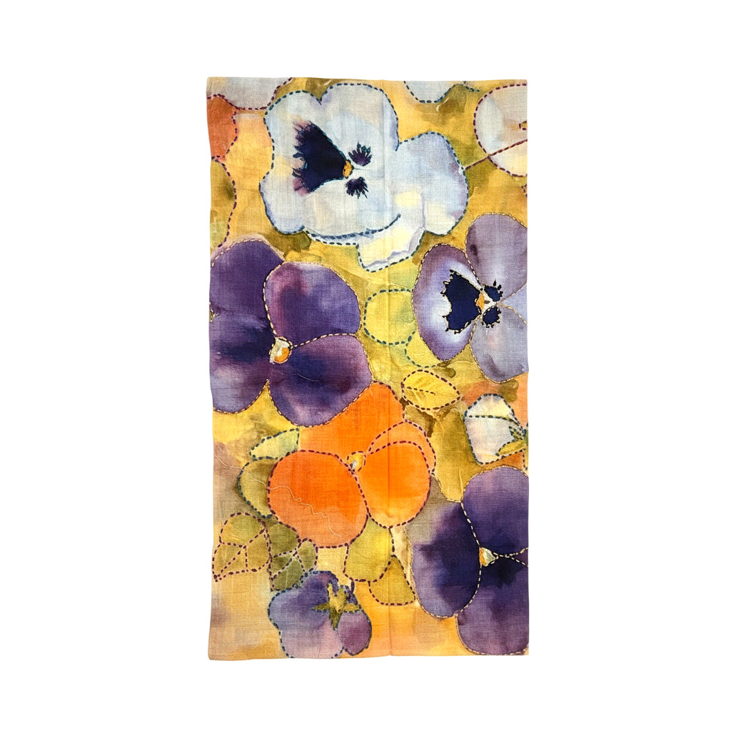 Cashmere Shawl with Silk Embroidery