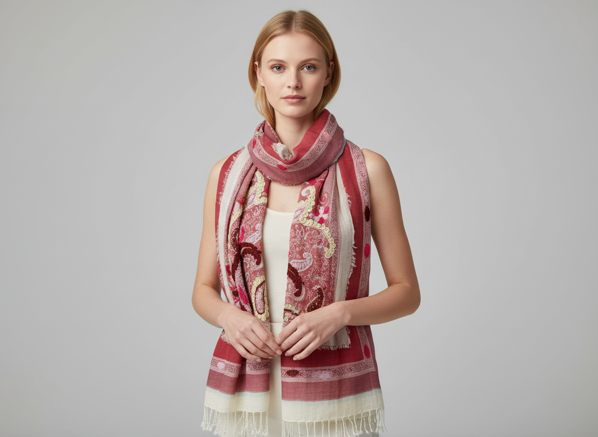 Dimensional Shawls – Textured Elegance