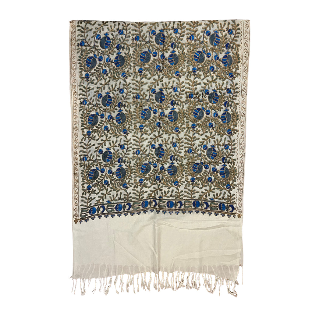 Cotton Silk Ethnic Scarf