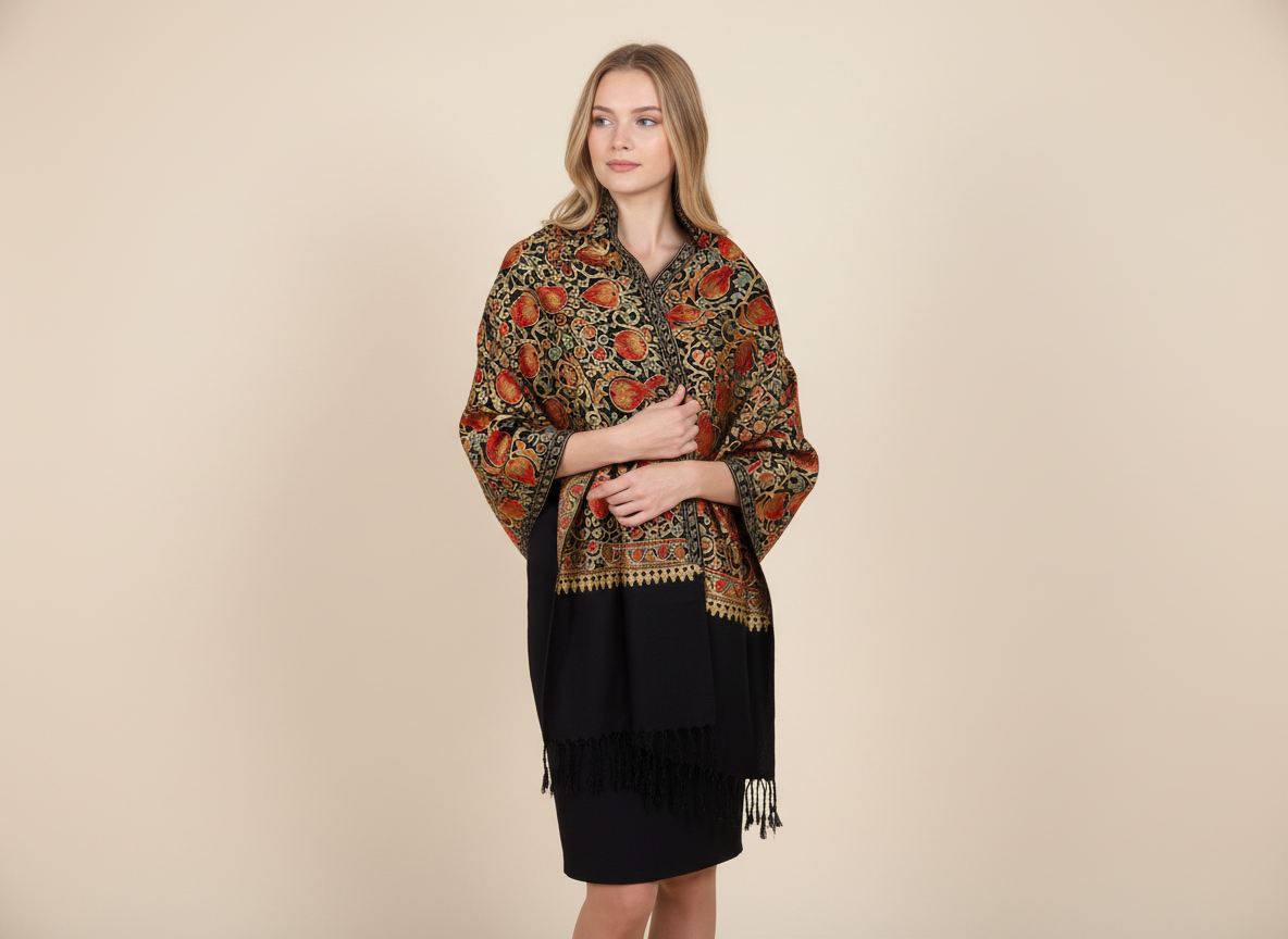 Cotton Silk Ethnic Shawls