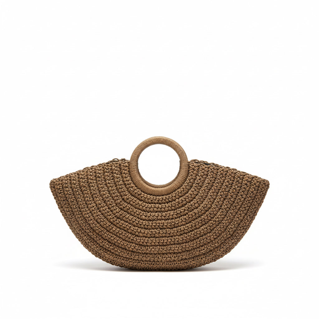 Handwoven Arc Tote Bag