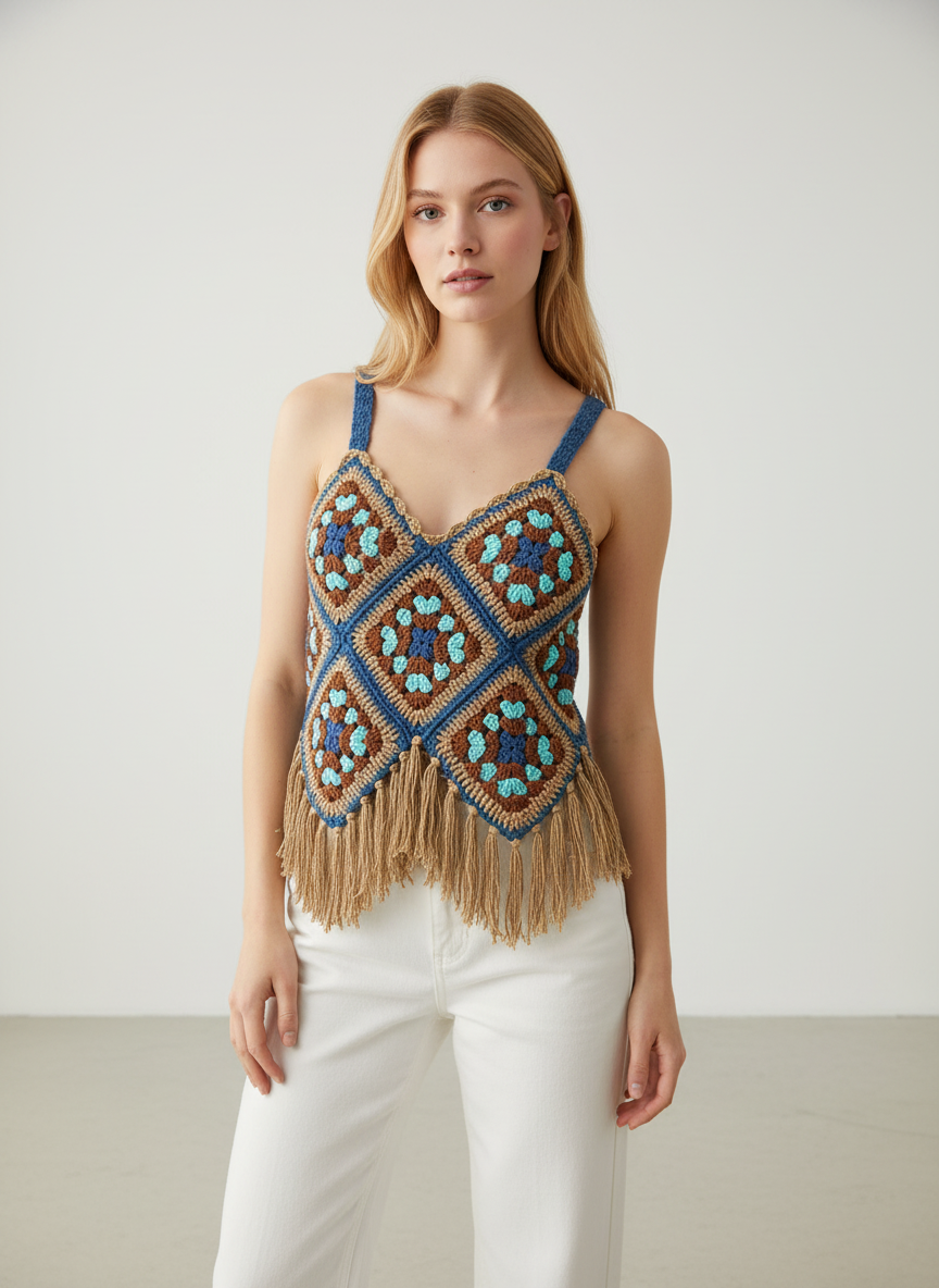 Handmade Crochet Crop Top