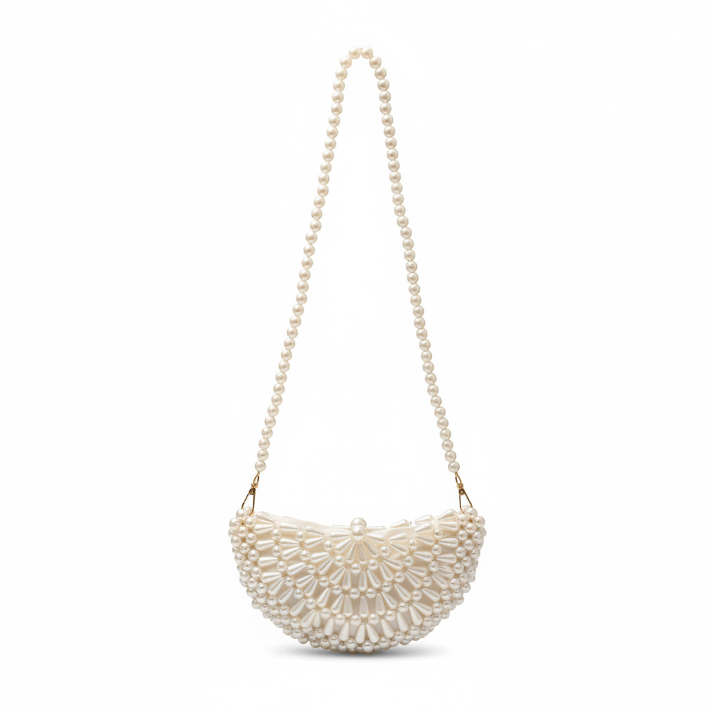 Handmade Mini Bag – Pearl Elegance