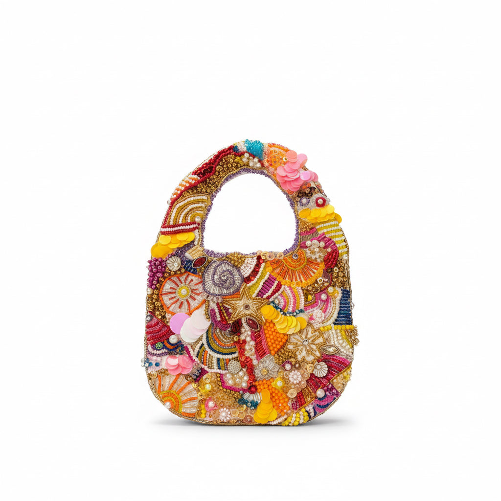 Color Symphony – Handmade Beaded Mini Bag