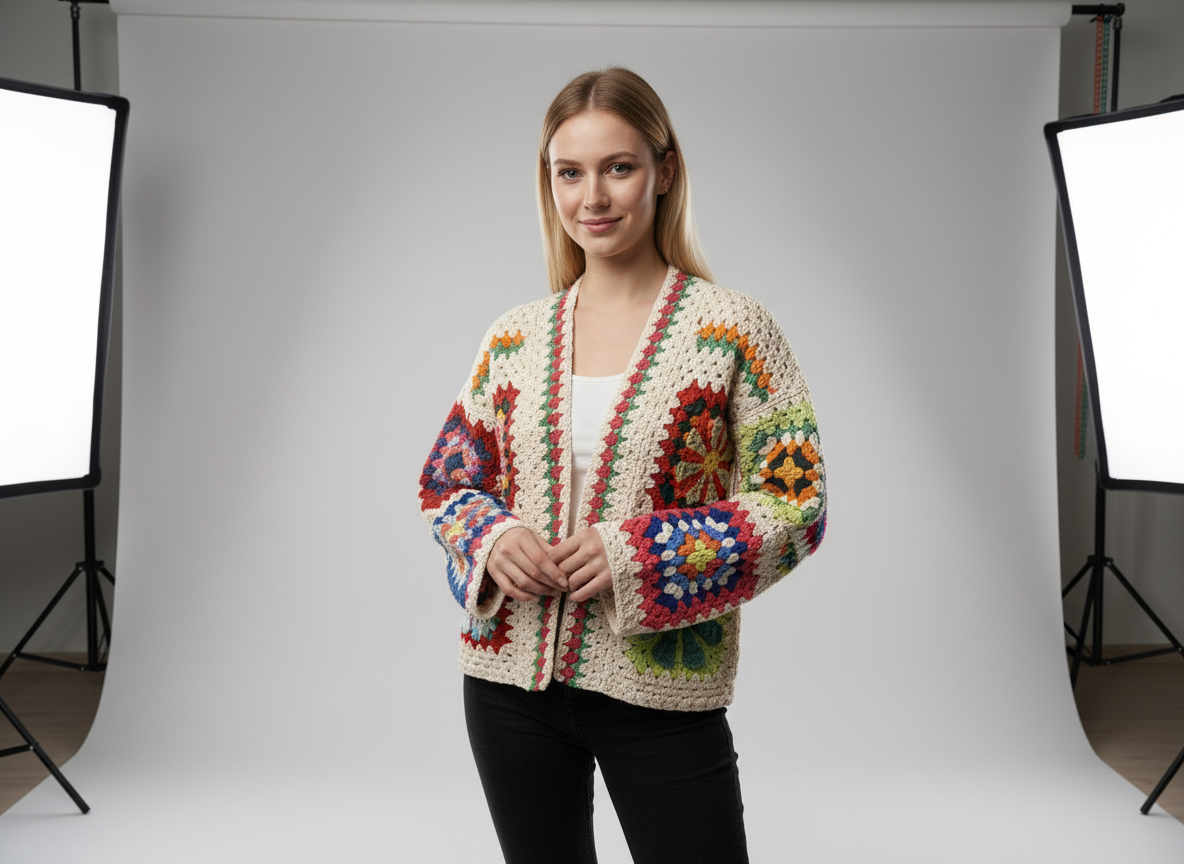 Handmade Crochet Cardigan