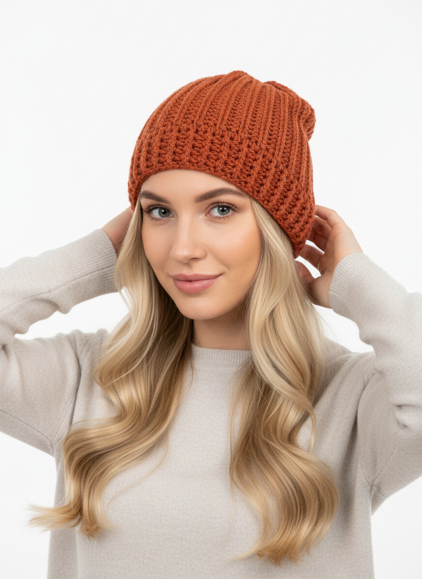 Handmade Cozy Knit Beanie