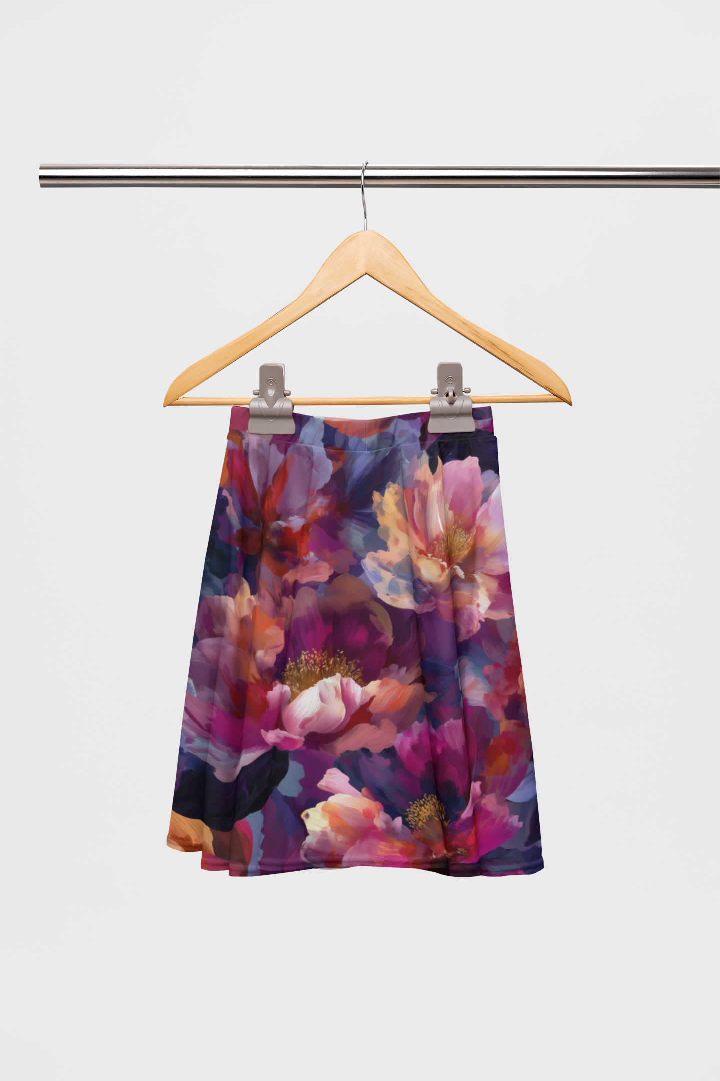 Vivid Bloom – Artistic Floral Printed Fabric