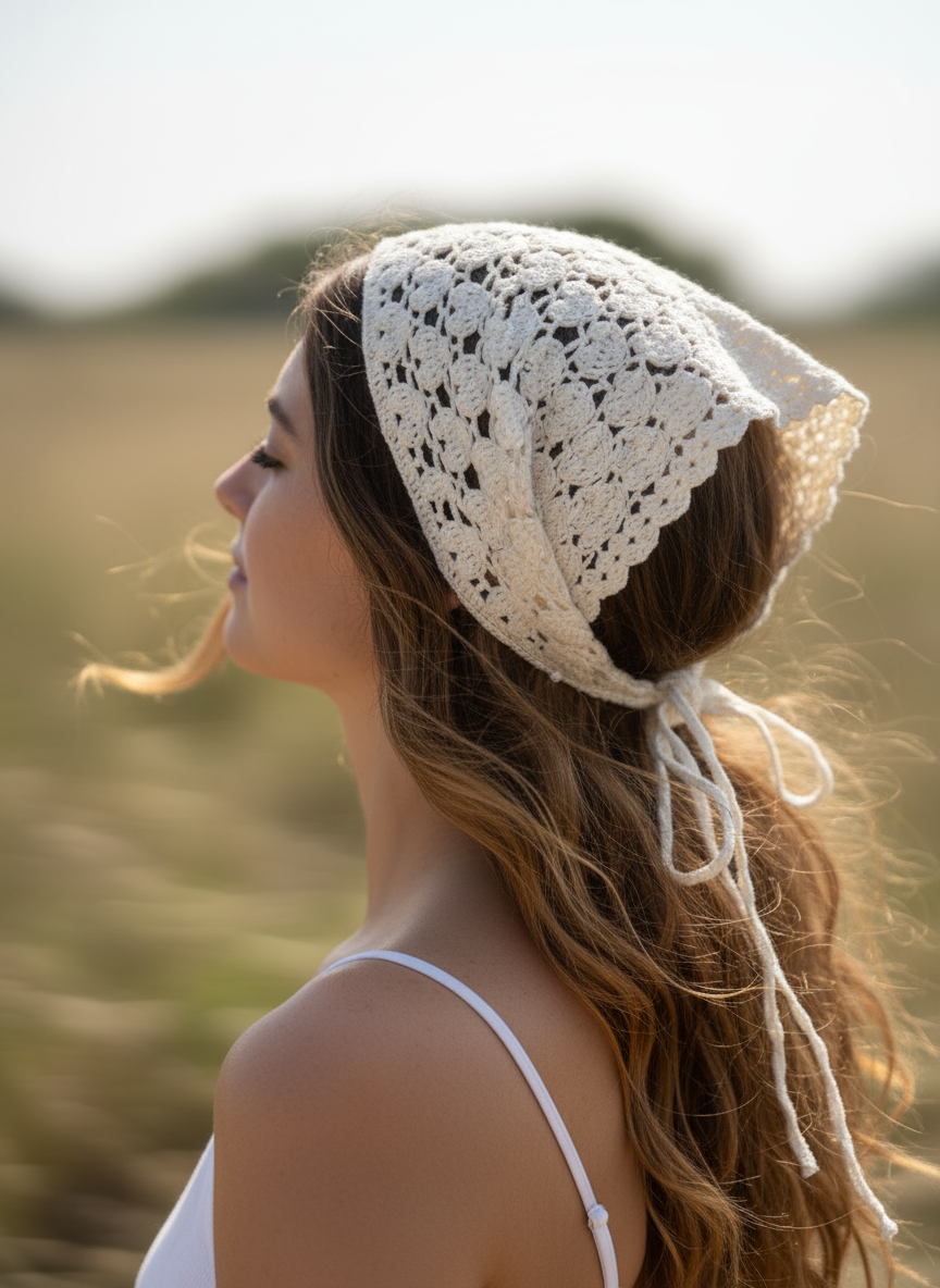 Handmade Crochet Bandana