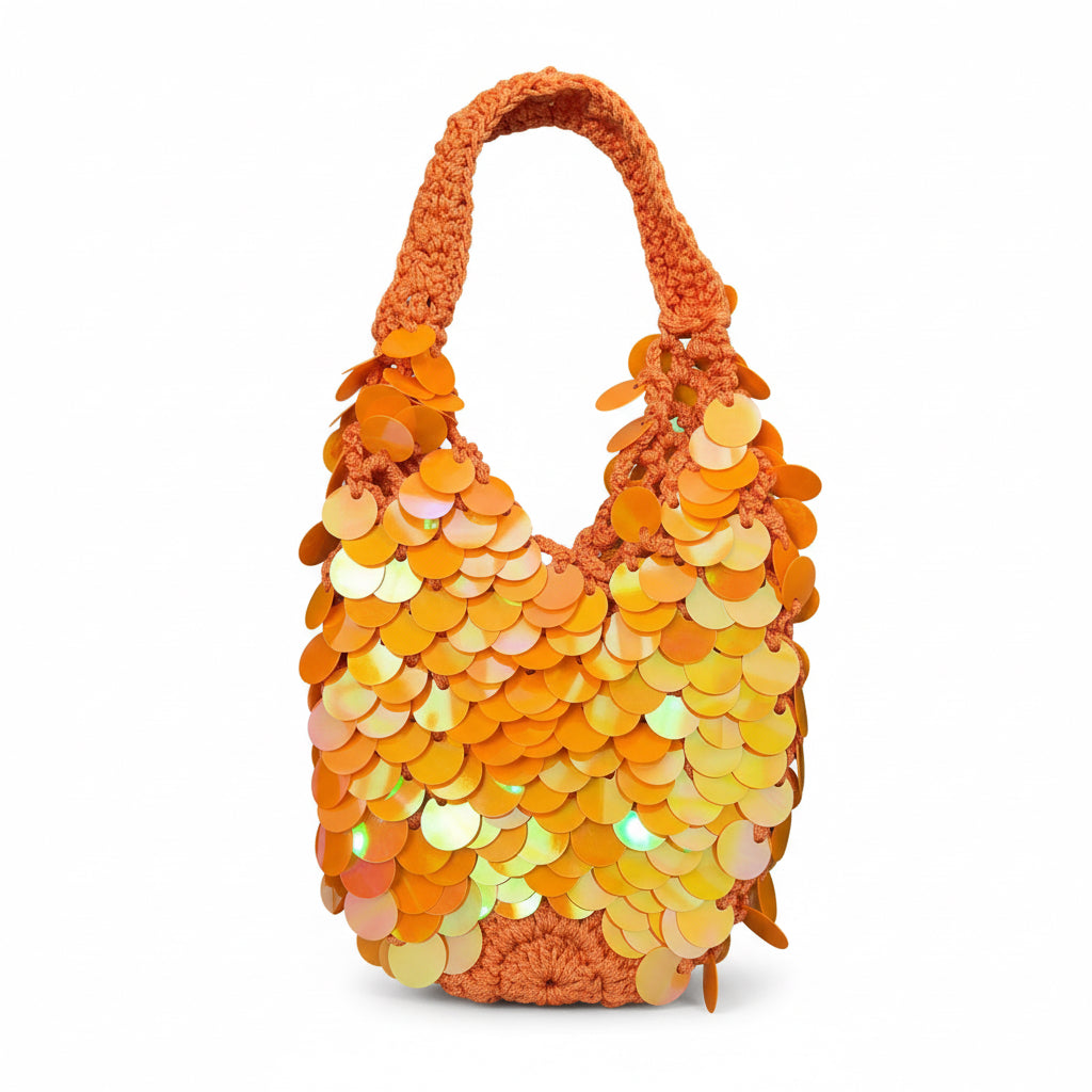 Sequin Mini Bag - Black