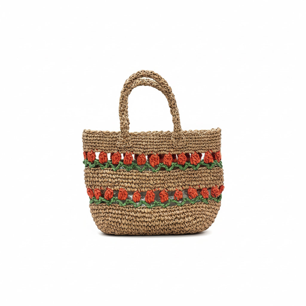 Handwoven Straw Bag