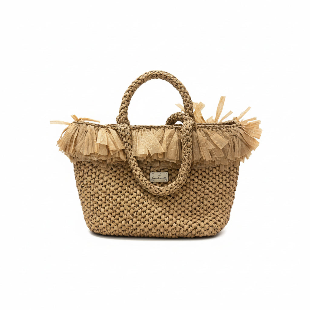 Handwoven Straw Bag 2