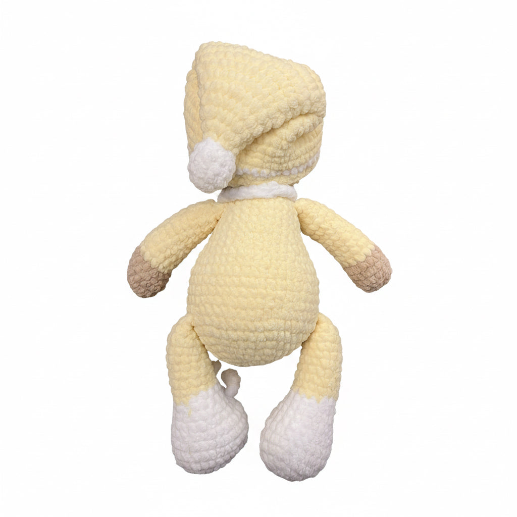 Handmade Crochet Sleepy Bear Toy