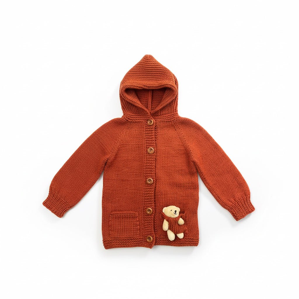 3-Piece Kids Set with Teddy Bear Pocket