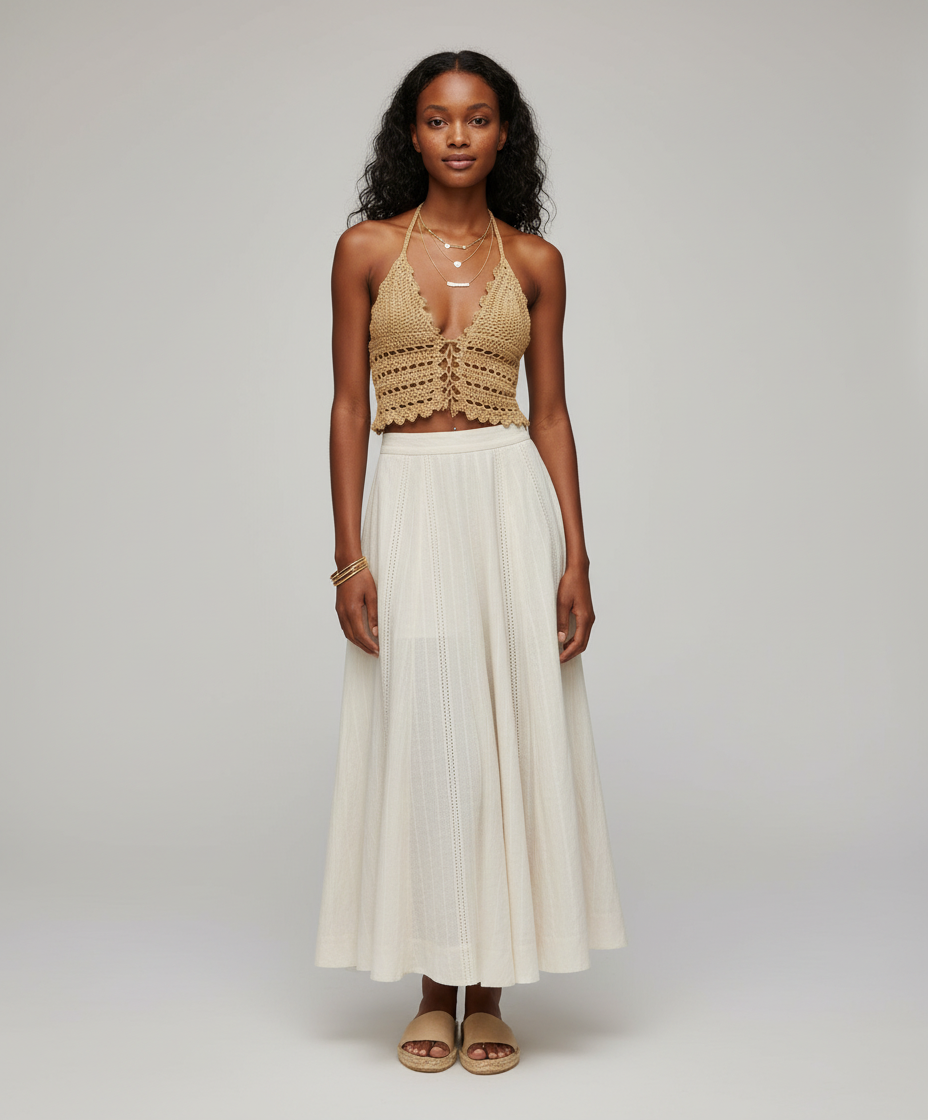 Handmade Boho Crochet Bustier