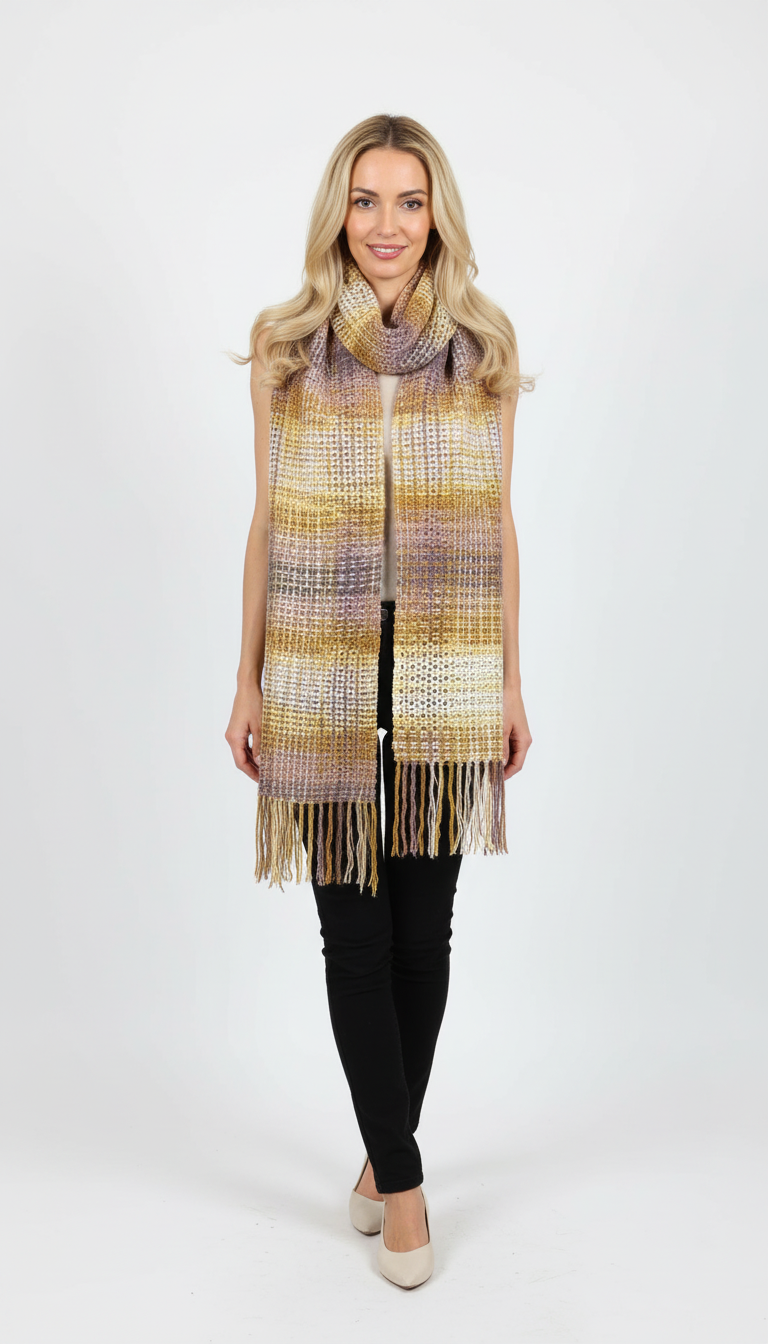 El Örgüsü Püsküllü Şal