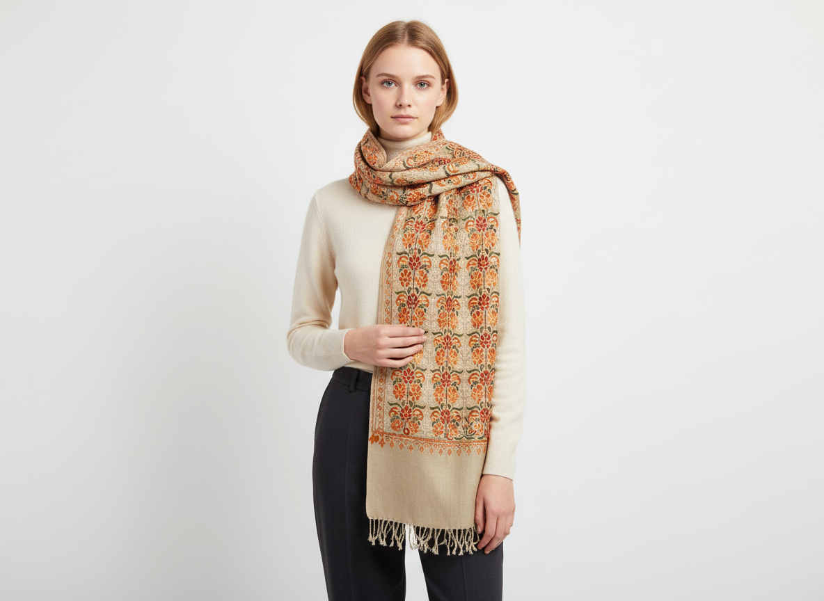 Cotton Silk Ethnic Shawls